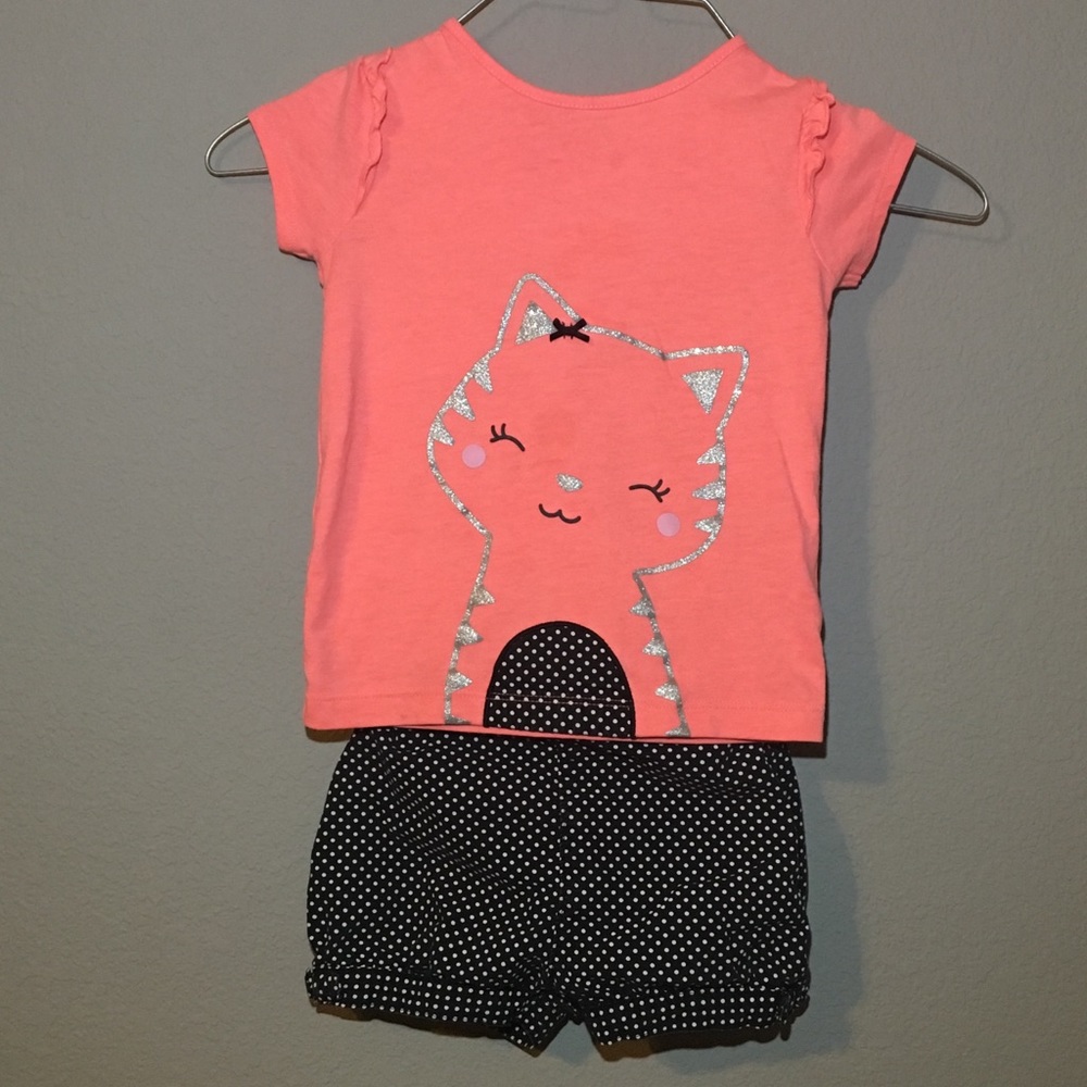 Kitty 2 piece outfit, 24 months